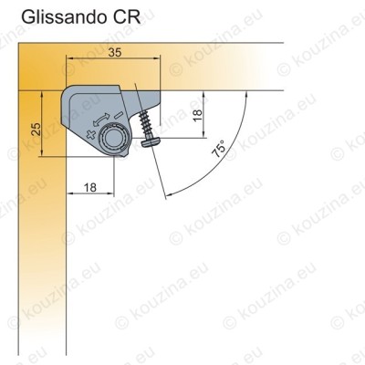 Glissando CR - ΦΡΕΝΟ ΓΙΑ ΠΟΡΤΑΚΙΑ ΚΟΥΖΙΝΑΣ & ΝΤΟΥΛΑΠΑΣ